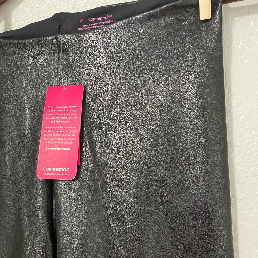 COMMANDO Faux stretch-leather leggings - Picture 10 of 12